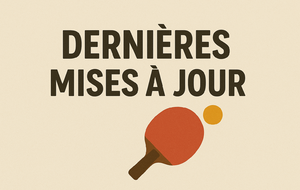 Les mises à jour effectuées