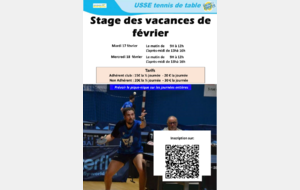 Stage de Février 2026